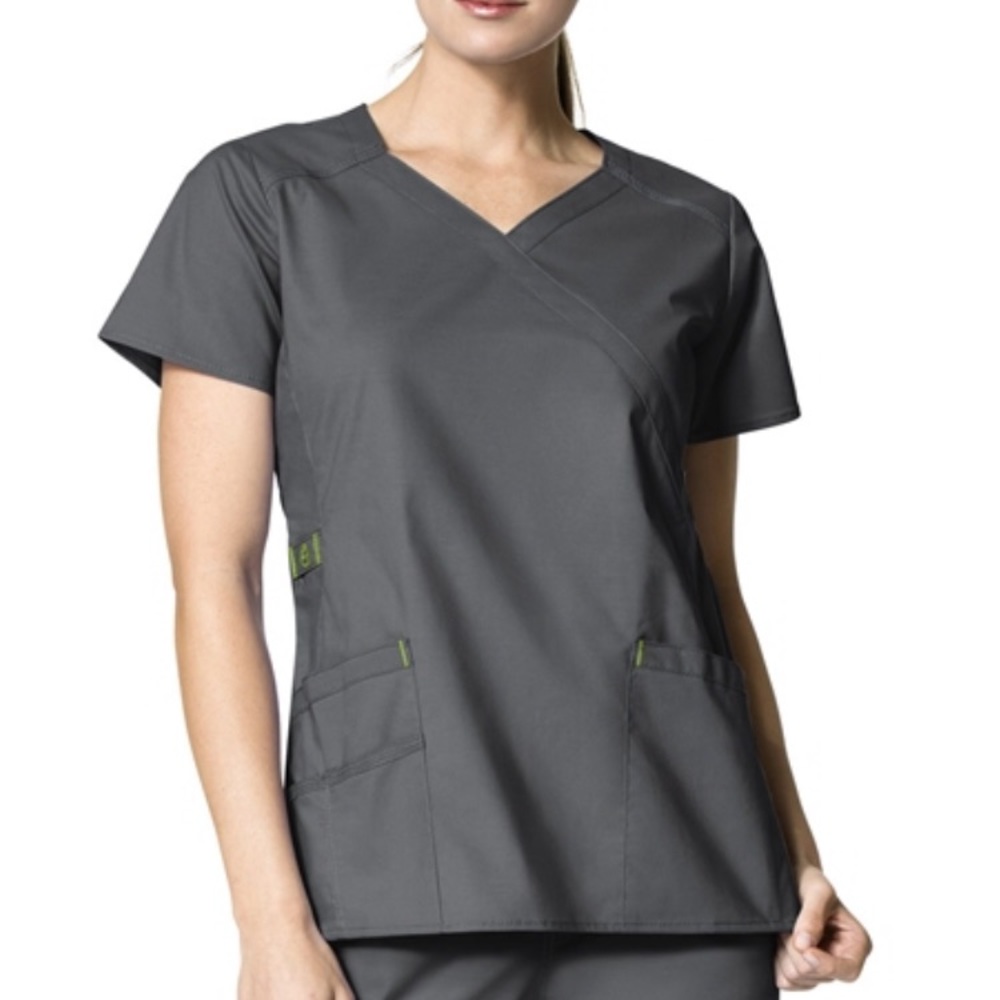 WonderWink WonderFLEX Gray Scrubs Set Size S